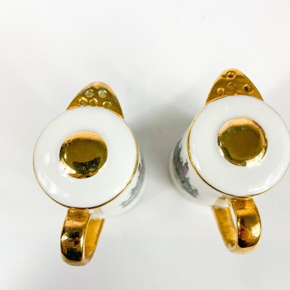 Walt Disney Productions Disneyland Castle Tinker Bell Teapot Salt & Pepper Shake - Picture 5 of 6